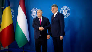 Orbán Viktor miniszterelnök 2024. december 20-án Bukarestben megbeszélést folytatott Marcel Ciolacu román miniszterelnökkel 