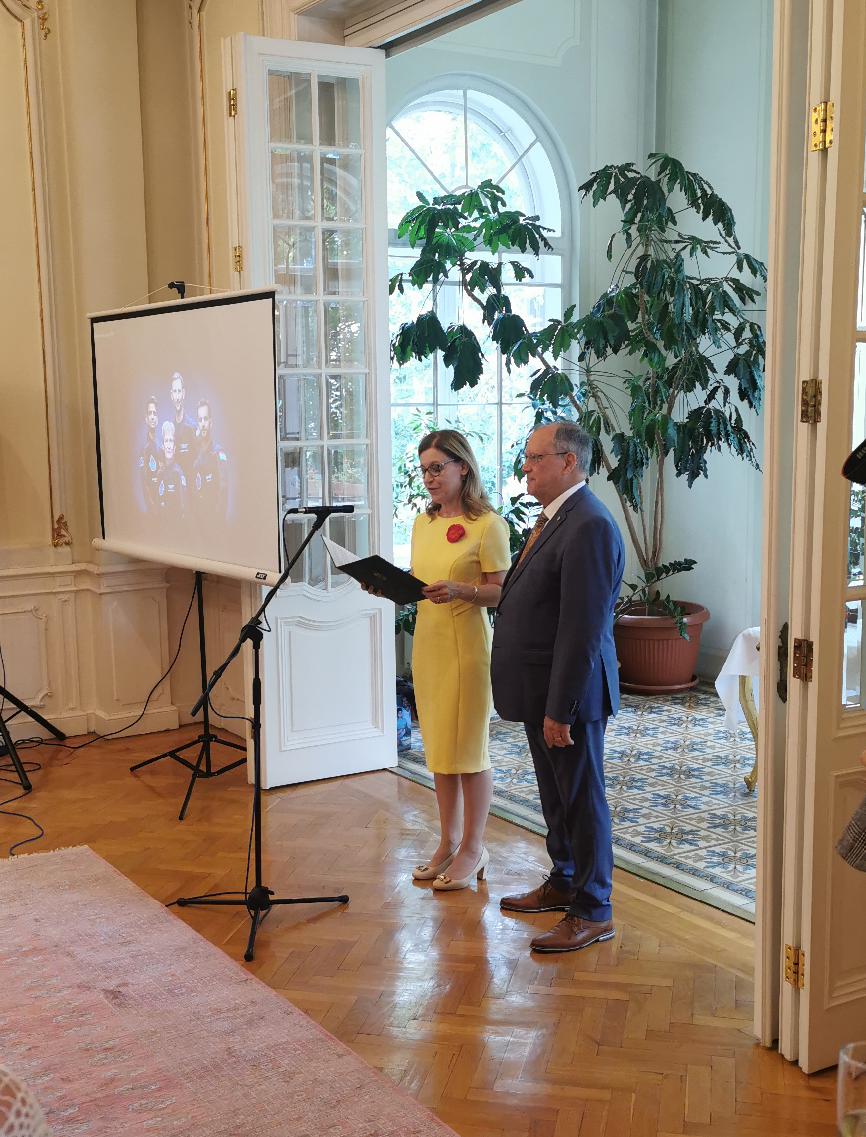 Reception in honor of Tibor Kapu, July 10, 2025.